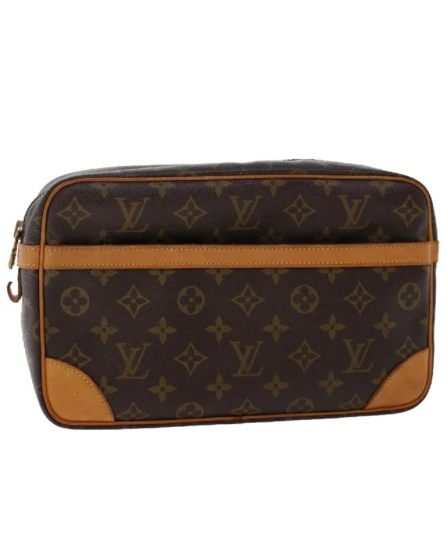 Stylish Bags For Fashion Influencers And Bloggers Monogram Canvas Clutch Bag with Accessories and Serial No Stylish Bags For Fashion Influencers And Bloggers Monogram Canvas Clutch Bag with Accessories and Serial No