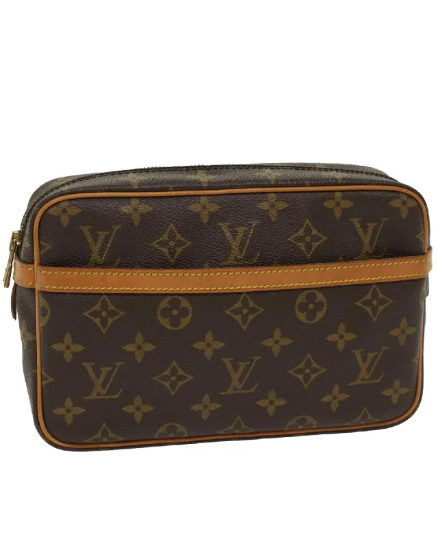 Black Friday And Cyber Monday Bag Deals Monogram Canvas Clutch Bag with Accessories - AB Rank