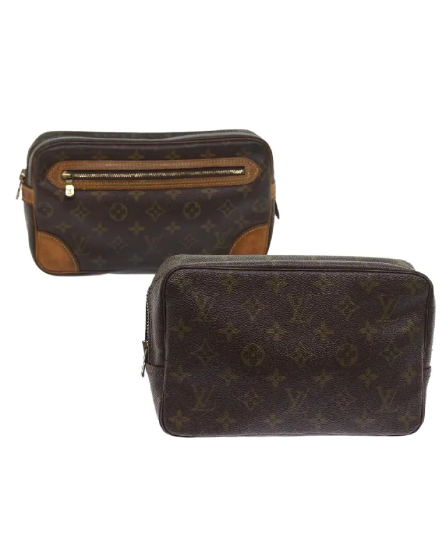 Inspired Bags For Modern Sophistication Monogram Clutch Bag 2Set - LV Auth