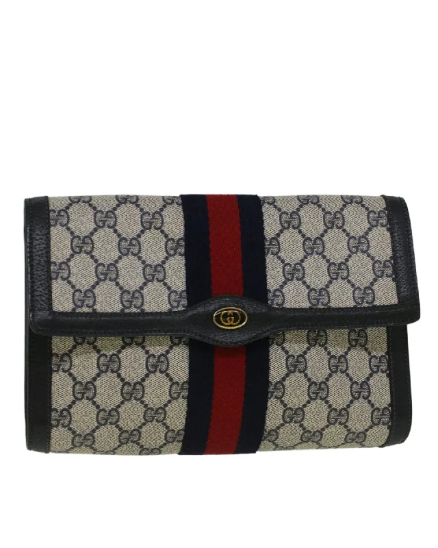 Luxury Bags On Sale Canvas Clutch Bag with GG Pattern and Multiple Colors