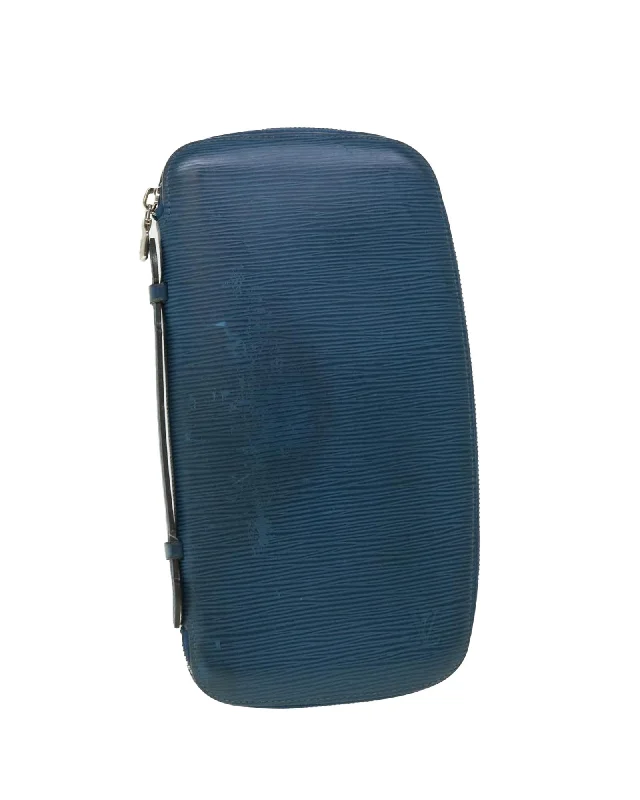 Inspired Bags For Luxury Fashion Lovers Blue Epi Leather Clutch Bag