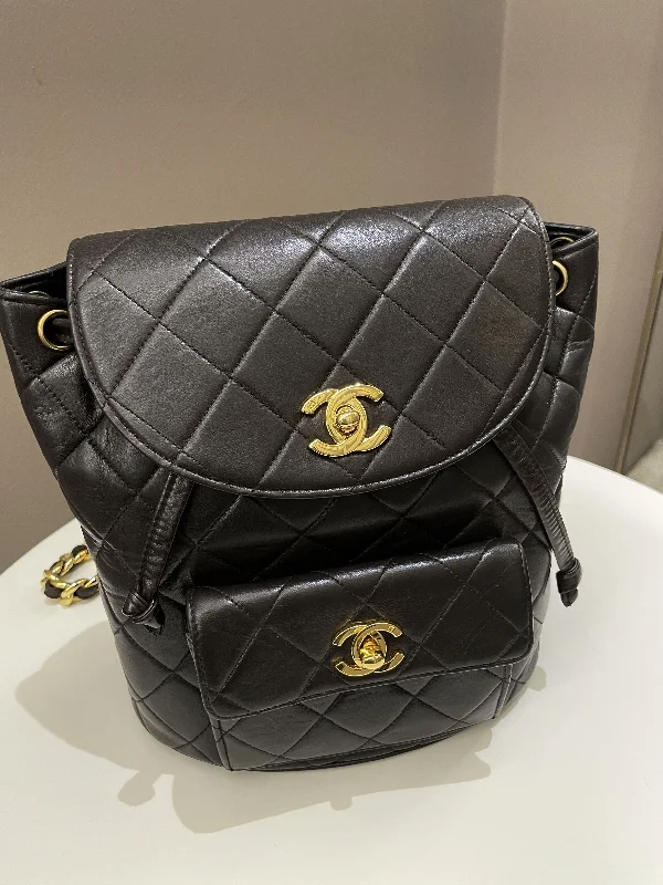 Versatile Bags That Suit Any Outfit Or Event Chanel Quilted Vintage Duma Cc Backpack Brown Lambskin Versatile Bags That Suit Any Outfit Or Event Chanel Quilted Vintage Duma Cc Backpack Brown Lambskin
