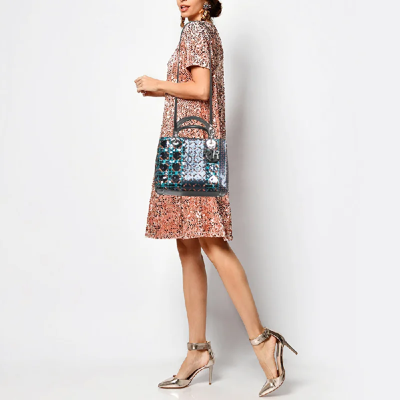 Party Bags For New Year's Eve And Special Occasions DIOR Multicolor Cannage Sequins and Leather Medium Lady Tote Party Bags For New Year's Eve And Special Occasions DIOR Multicolor Cannage Sequins and Leather Medium Lady Tote