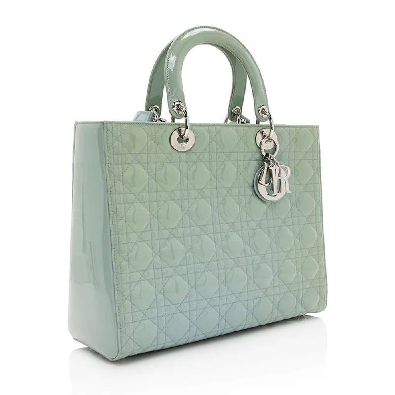 Cyber Monday Discounts On Bags Dior Patent Leather Lady Dior Large Tote (SHF-22040) Cyber Monday Discounts On Bags Dior Patent Leather Lady Dior Large Tote (SHF-22040)