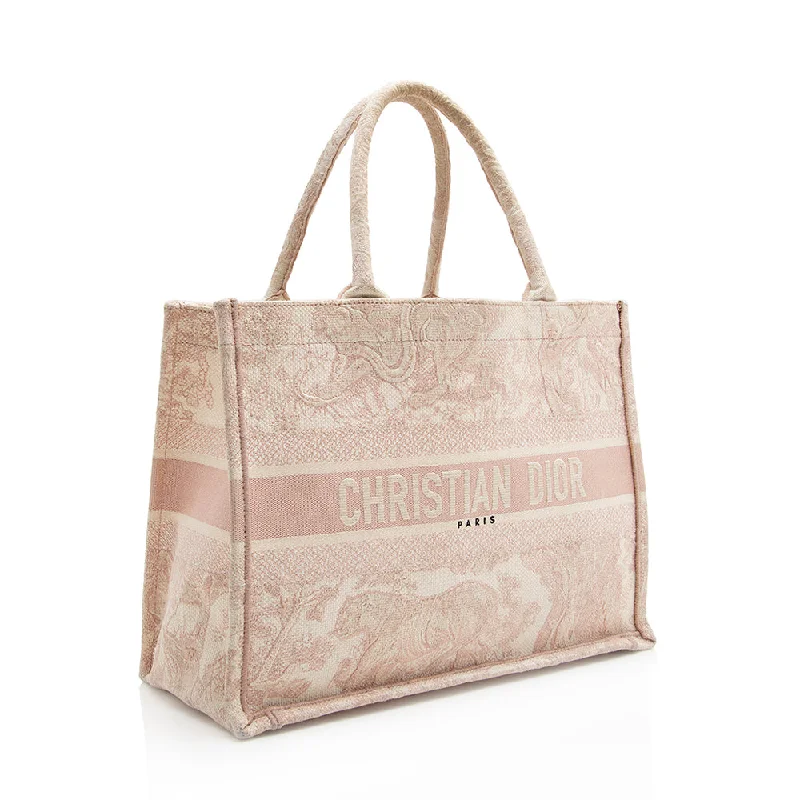 High-Quality Bags Dior Toile De Jouy Small Book Tote (SHF-21541)