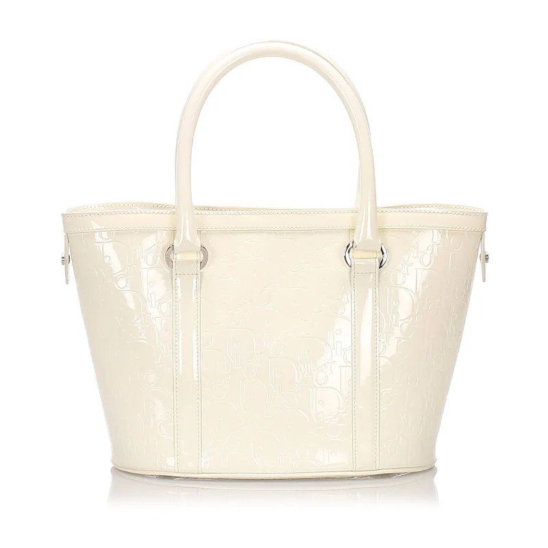 Lightweight Bags For Senior Travelers Dior White Patent Leather Oblique Tote Bag Italy Lightweight Bags For Senior Travelers Dior White Patent Leather Oblique Tote Bag Italy
