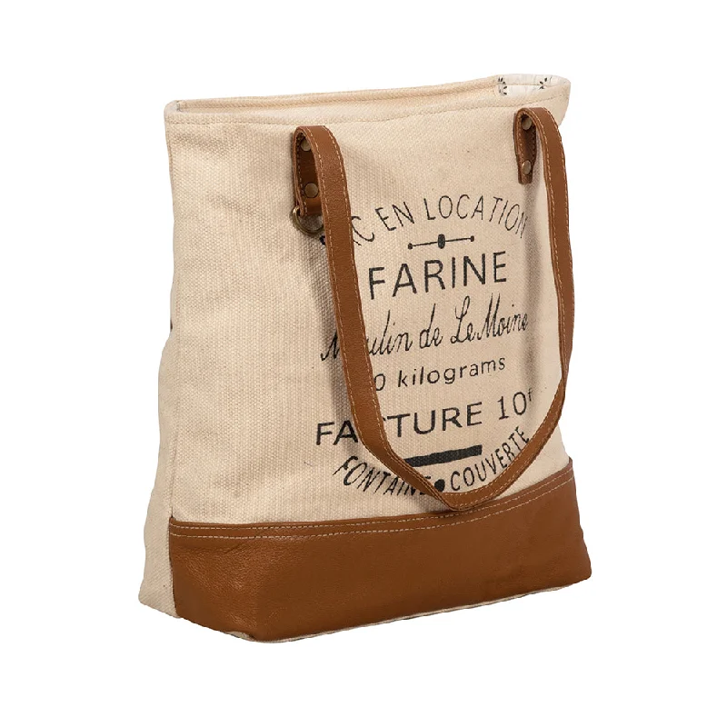 Halloween-Themed Farine Canvas Tote Bag