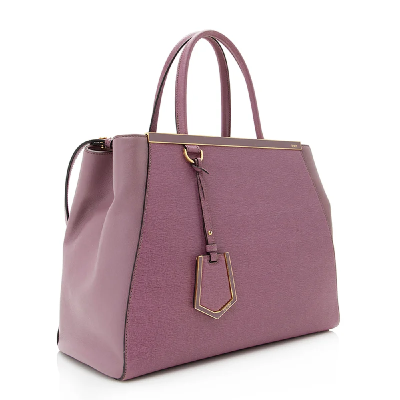 Tote Bag For Office Use Fendi Calfskin 2Jours Tote (SHF-20659)