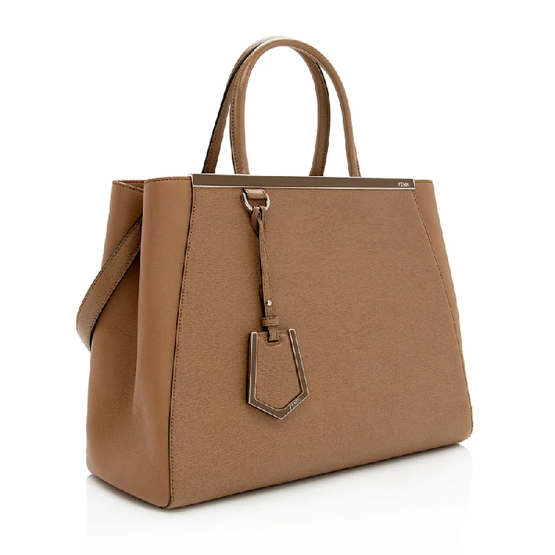 Eco-Friendly Bags With Promotions Fendi Leather 2Jours Tote - FINAL SALE (SHF-17309)