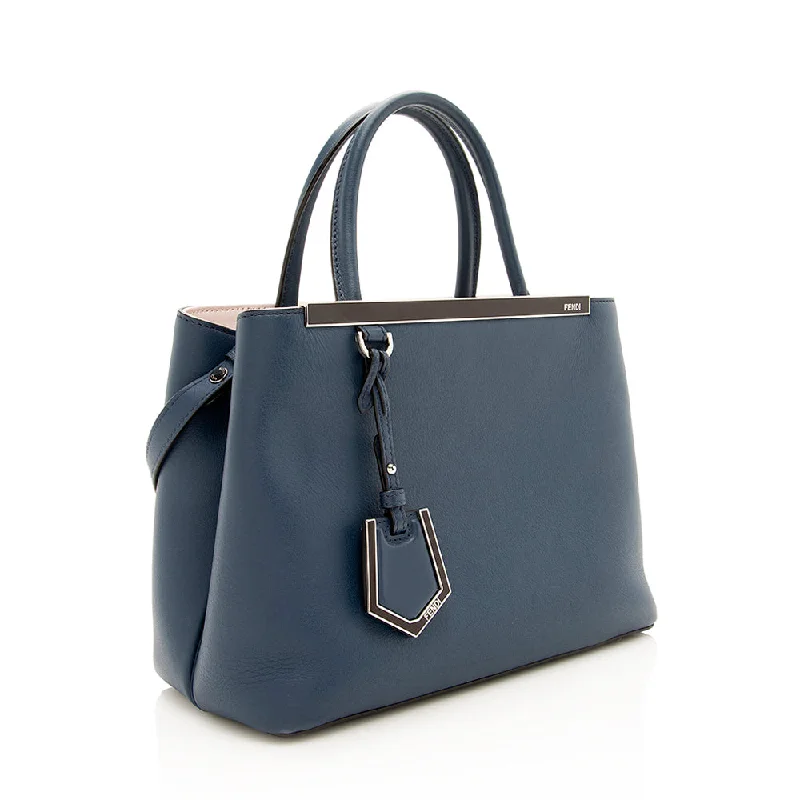 Lightweight Bags With Clearance Prices Fendi Leather Petite 2Jours Tote (SHF-18866)