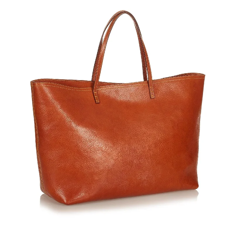 Durable And Fashionable Bags For Daily Use Fendi Leather Tote Bag (SHG-27068)
