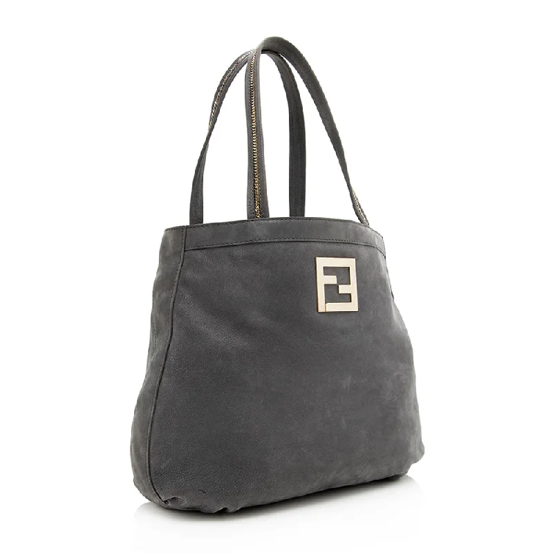 Flash Sales On Premium And High-Quality Bags Fendi Metallic Suede Chain Trim Tote (SHF-19730) Flash Sales On Premium And High-Quality Bags Fendi Metallic Suede Chain Trim Tote (SHF-19730)