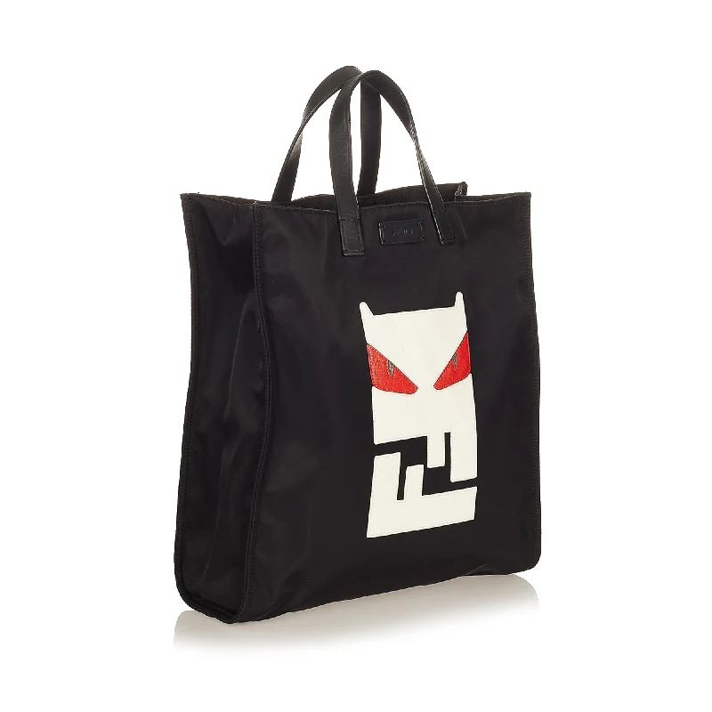 Affordable Bags For Budget Shoppers Fendi Monster Nylon Tote Bag (SHG-5WFZoY)