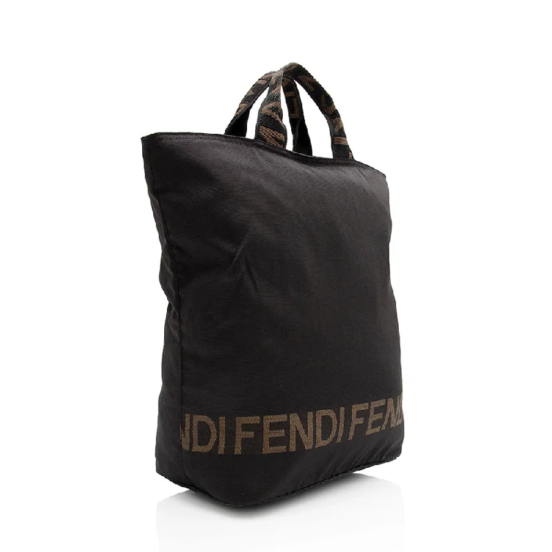 New Year Party Bag For Celebrations Fendi Nylon FF 1925 Tote (SHF-21366)