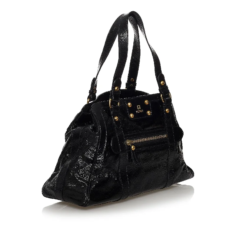 Affordable Handbags Fendi Patent Leather de Jour Tote Bag (SHG-30027)