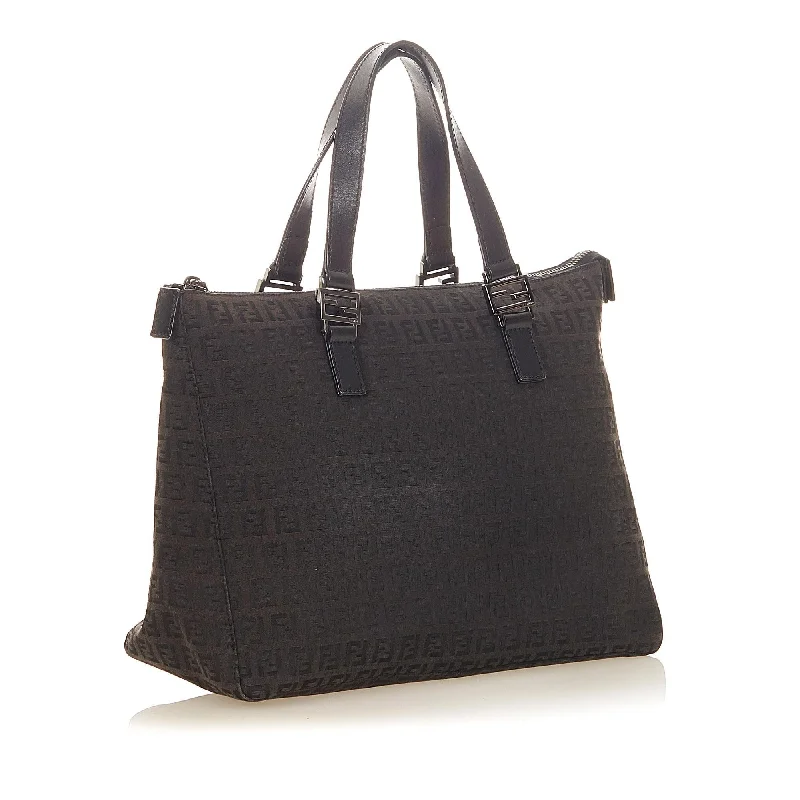 Bags For Personalized Gifts Fendi Zucchino Nylon Tote Bag (SHG-31686)