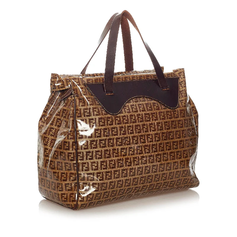 High-Quality Bags On Flash Sale Fendi Zucchino Vinyl Tote Bag (SHG-27893)
