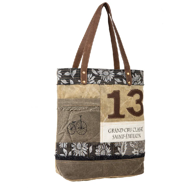 Trendy Festival Bags With Limited-Time Offers French Countryside Lucky 13 Patchwork Tote Bag