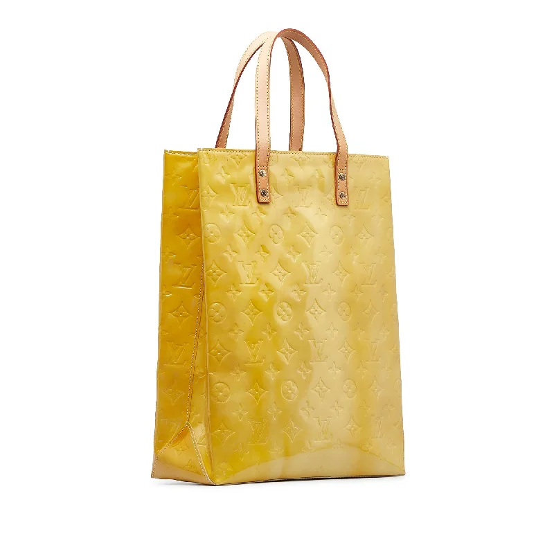 Elegant New Year Party Bags With Flash Sales Gold Louis Vuitton Monogram Vernis Reade MM Tote Bag Elegant New Year Party Bags With Flash Sales Gold Louis Vuitton Monogram Vernis Reade MM Tote Bag