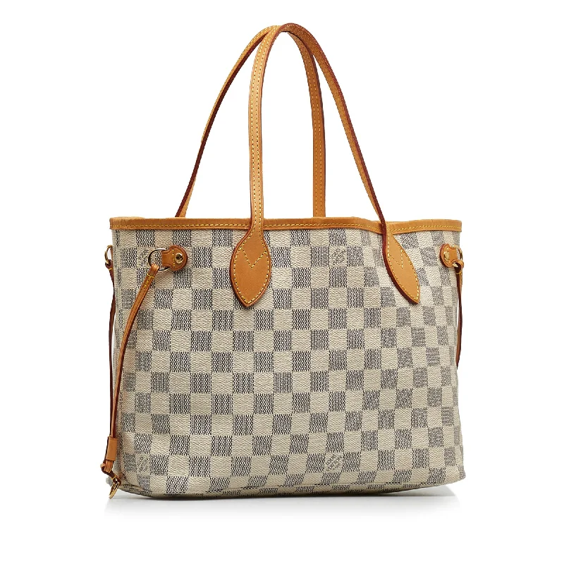 Bags For Free-Spirited And Artistic Styles Gray Louis Vuitton Damier Azur Neverfull PM Tote Bag Bags For Free-Spirited And Artistic Styles Gray Louis Vuitton Damier Azur Neverfull PM Tote Bag