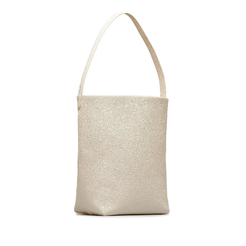 Urban Bags For City Life And Streetwear Fashion Gray The Row Medium N/S Leather Park Tote Urban Bags For City Life And Streetwear Fashion Gray The Row Medium N/S Leather Park Tote