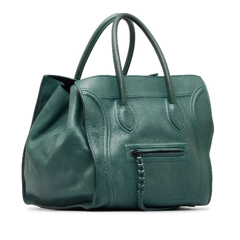 Limited-Time Offers On Trendy And Stylish Bags Green Celine Phantom Luggage Tote