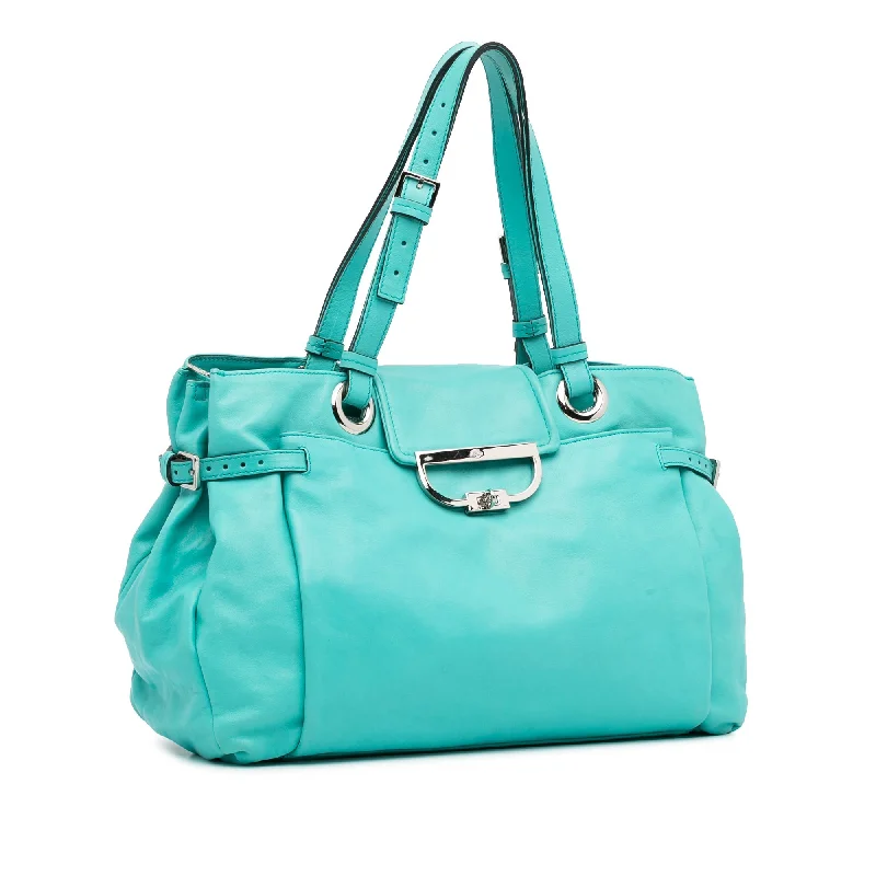 Bags For Playful And Chic Styles Green Mulberry Leather Tote
