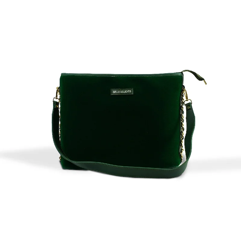 Luxury Bags On Sale Green Silk Tote Bag
