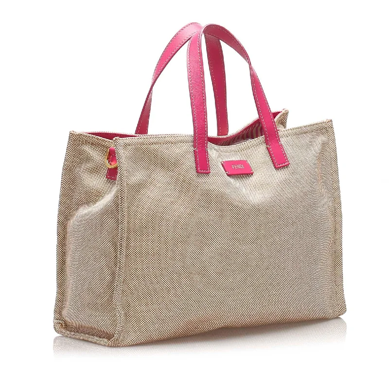 Evening Events Fendi Cotton Tote Bag (SHG-22765)