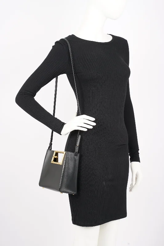 Tote Bag For Office Use Fendi Way Tote Black Leather Small
