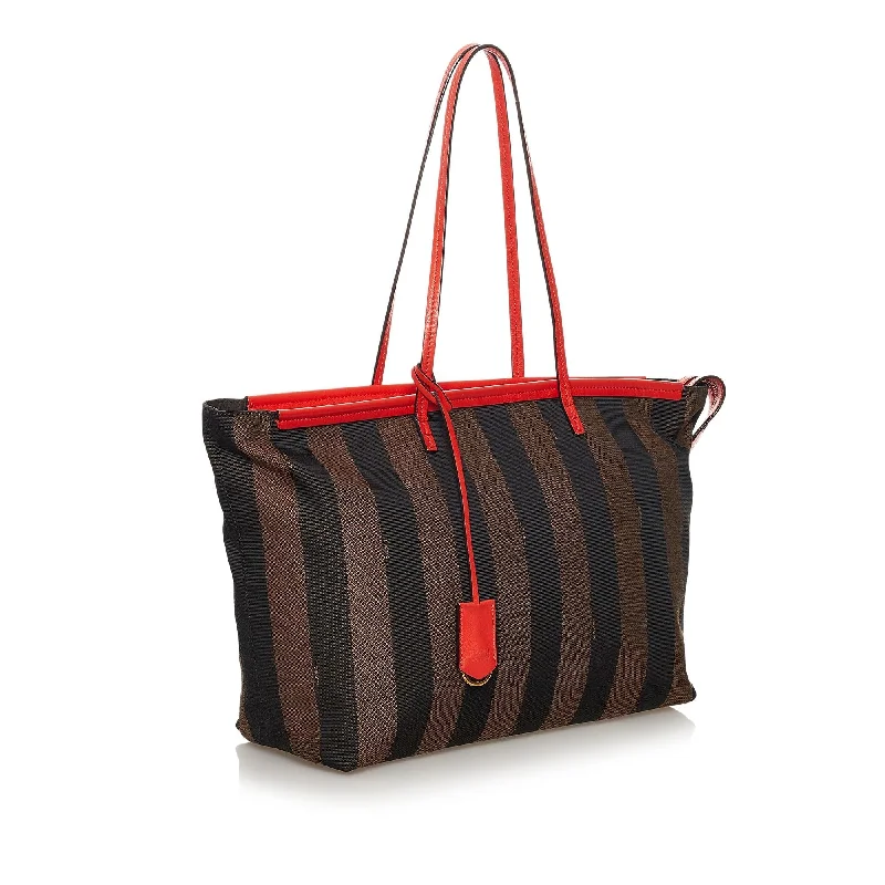 Cyber Monday Discounts On Bags Fendi Pequin Tote Bag (SHG-32779)