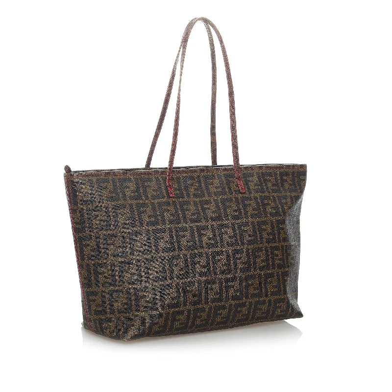 Tsa-Approved Bags For Hassle-Free Airport Security Fendi Spalmati Zucca Tote Bag (SHG-30643)