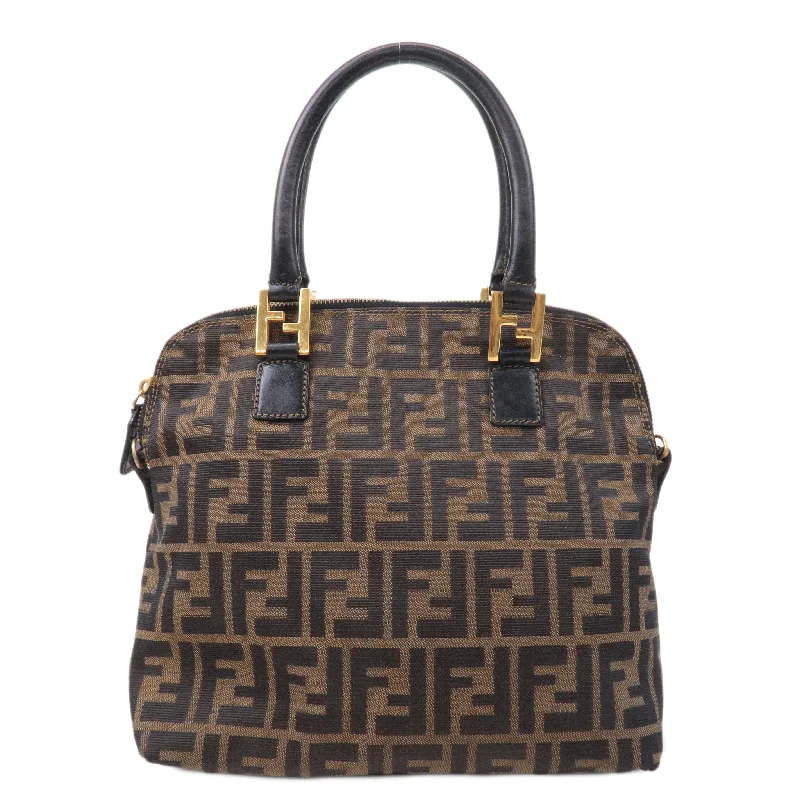 Affordable Bags For Budget Shoppers FENDI Zucca Canvas Leather Hand Bag Tote Bag Khaki Black Affordable Bags For Budget Shoppers FENDI Zucca Canvas Leather Hand Bag Tote Bag Khaki Black