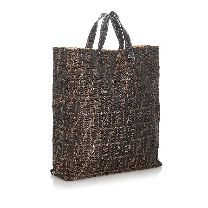 Lightweight And Affordable Bags Fendi Zucca Canvas Tote Bag (SHG-30730)