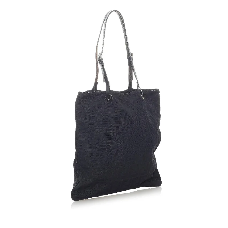 Durable And Fashionable Bags For Daily Use Fendi Zucca Nylon Tote Bag (SHG-30853)