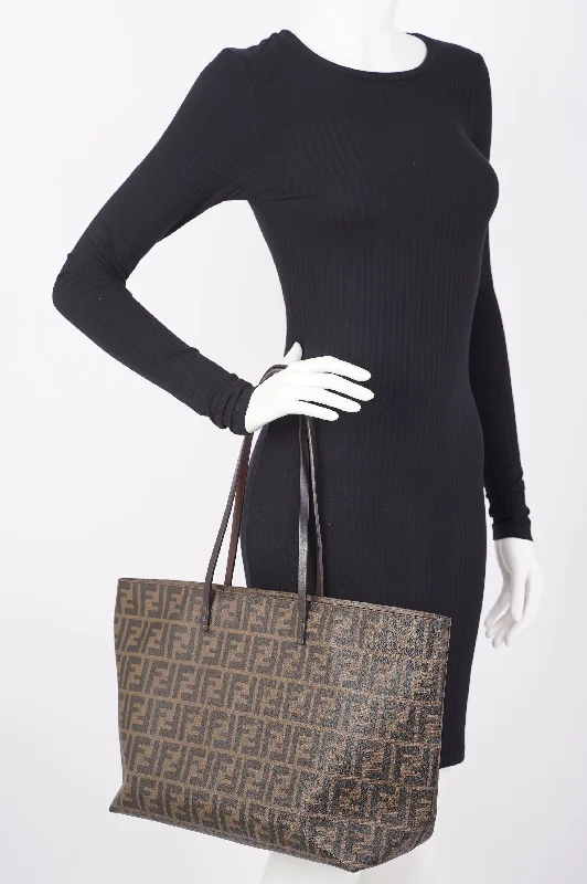 Luxury Bags For Working Professionals Fendi Womens Zucca Roll Tote Bag Monogram Canvas Medium Luxury Bags For Working Professionals Fendi Womens Zucca Roll Tote Bag Monogram Canvas Medium