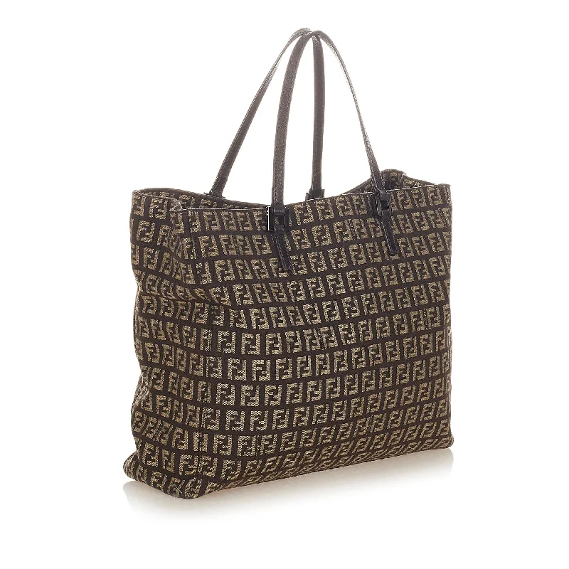 Anti-Theft And Budget-Friendly Bags Fendi Zucchino Canvas Tote Bag (SHG-27213)
