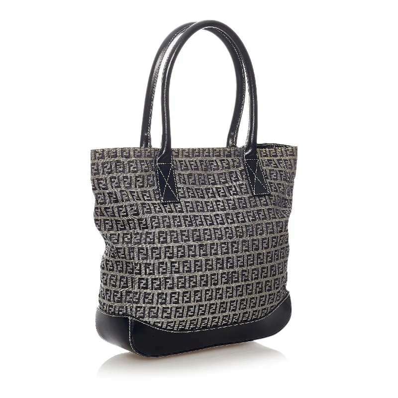 Bags For Personalized Gifts Fendi Zucchino Canvas Tote Bag (SHG-27366)