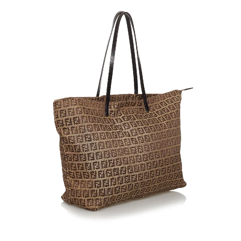 Affordable Bags For College Students On Sale Fendi Zucchino Canvas Tote Bag (SHG-29687)