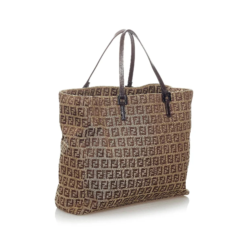 Bags With Limited-Time Deals Fendi Zucchino Canvas Tote Bag (SHG-31149)