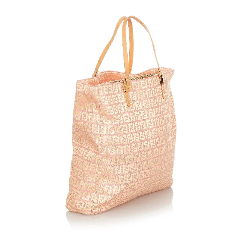 High-Quality Bags Fendi Zucchino Canvas Tote Bag (SHG-31881)
