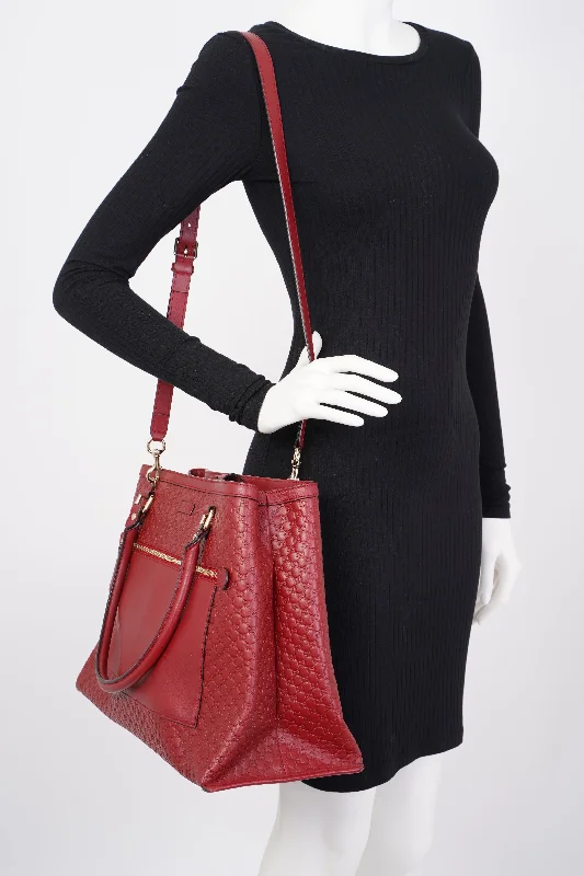 Bag Deals Gucci 2Way Tote Red Leather
