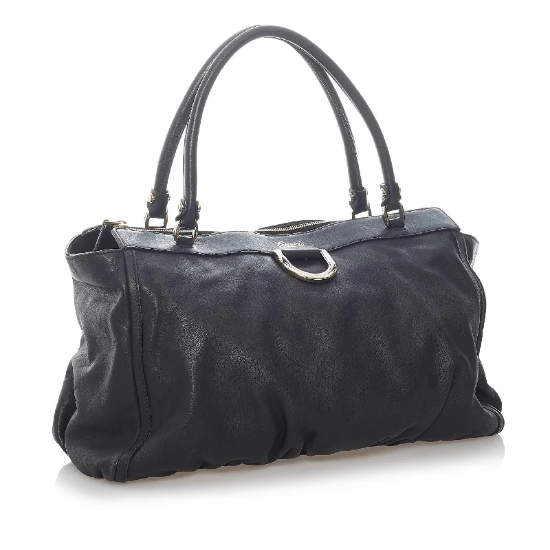 Wholesale Bags For Resellers Gucci Abbey D-ring Leather Tote Bag (SHG-e7OqBm)