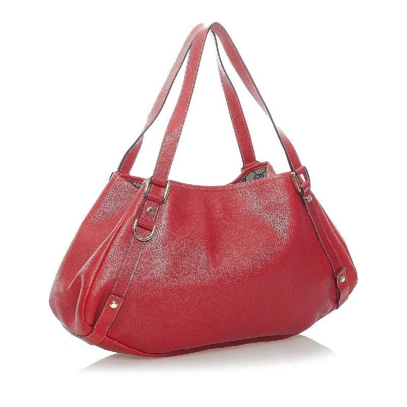 Flash Sale On Premium Bags Gucci Abbey Leather Tote Bag (SHG-37327)