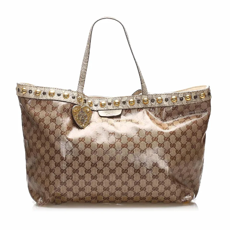 Trendy And Discounted Designer Handbags Gucci Babouska GG Crystal Tote Bag (SHG-12387) Trendy And Discounted Designer Handbags Gucci Babouska GG Crystal Tote Bag (SHG-12387)