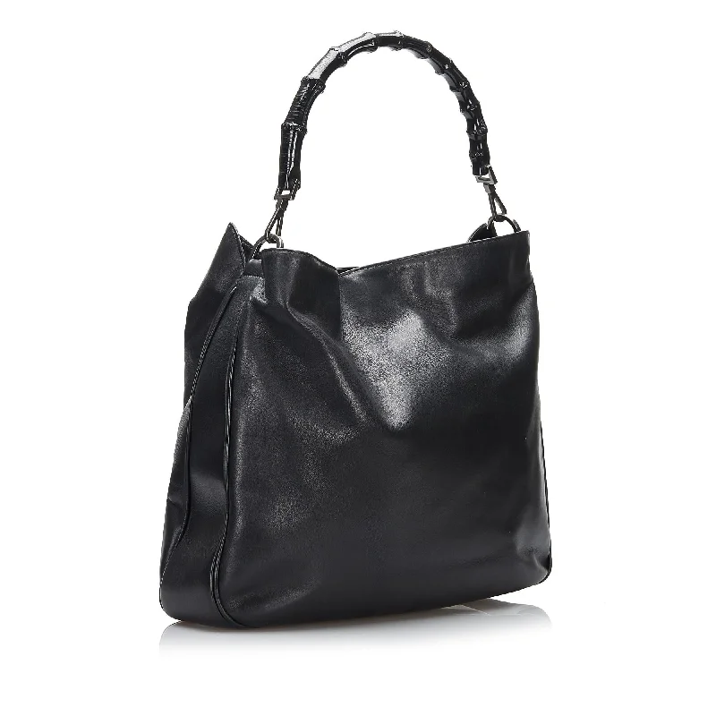 Bags For Free-Spirited And Artistic Styles Gucci Bamboo Tote Bag (SHG-4ZhtQd)