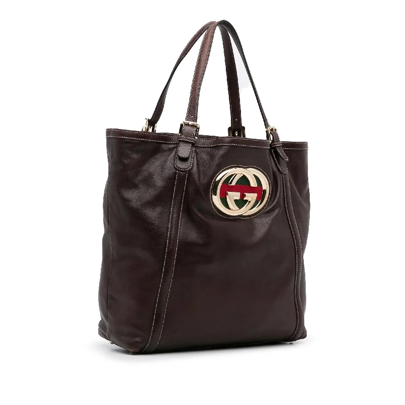 Retro Lovers Gucci Dialux Britt Tote (SHG-x0o70K)