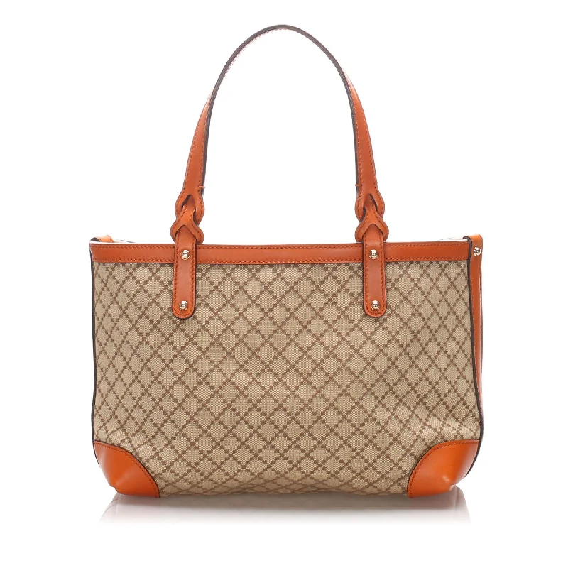 Odor-Resistant And Budget Bags Gucci Diamante Craft Tote Bag (SHG-10355)