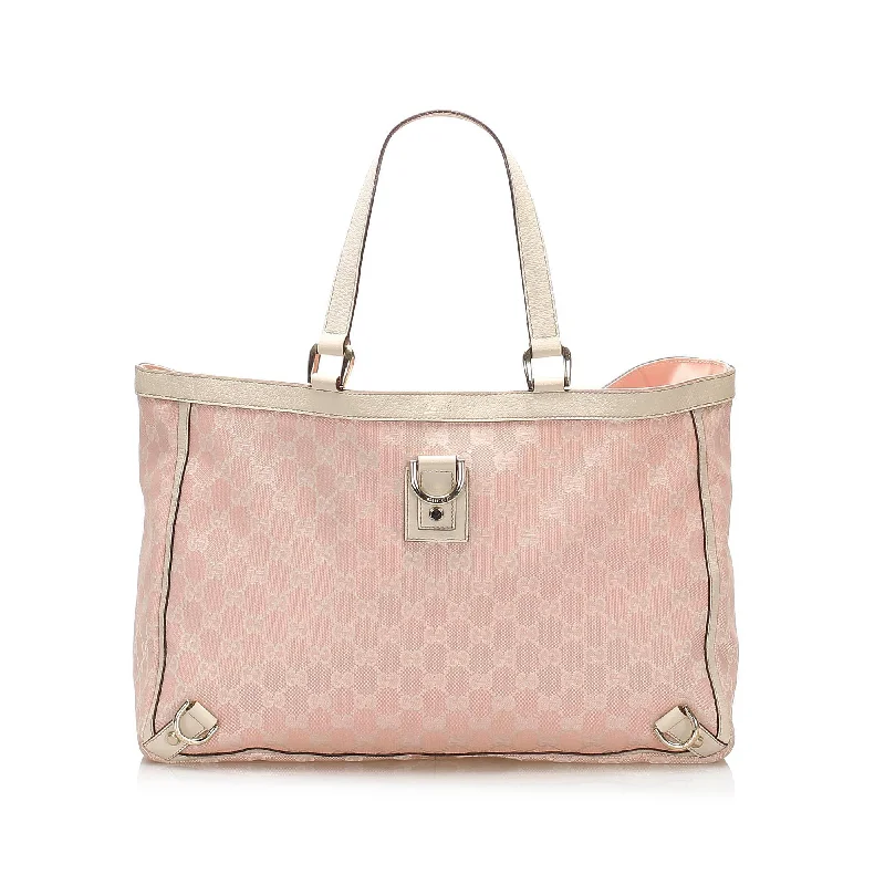 Bags For Minimalist And Functional Design Gucci GG Canvas Abbey D- Ring Tote Bag (SHG-11881) Bags For Minimalist And Functional Design Gucci GG Canvas Abbey D- Ring Tote Bag (SHG-11881)