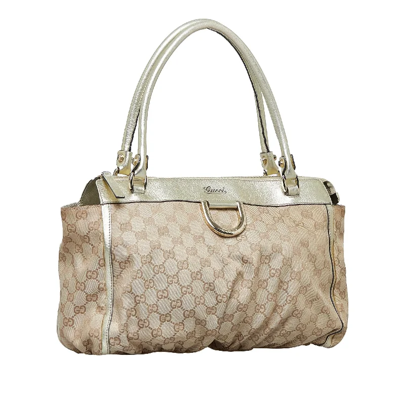 Discounted Designer Bags On Sale Gucci GG Canvas Abbey D-Ring Tote Bag (SHG-G7jQfB)